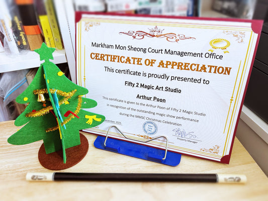 Honored with a Certificate of Appreciation from Markham Mon Sheong Court